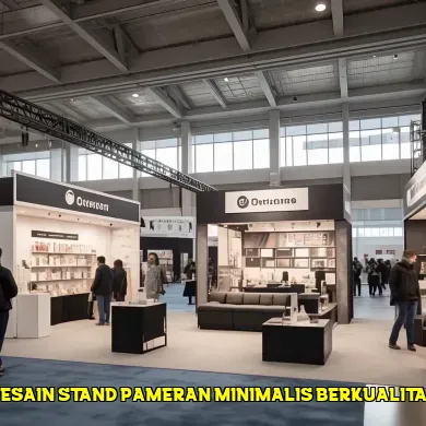 desain stand pameran minimalis berkualitas